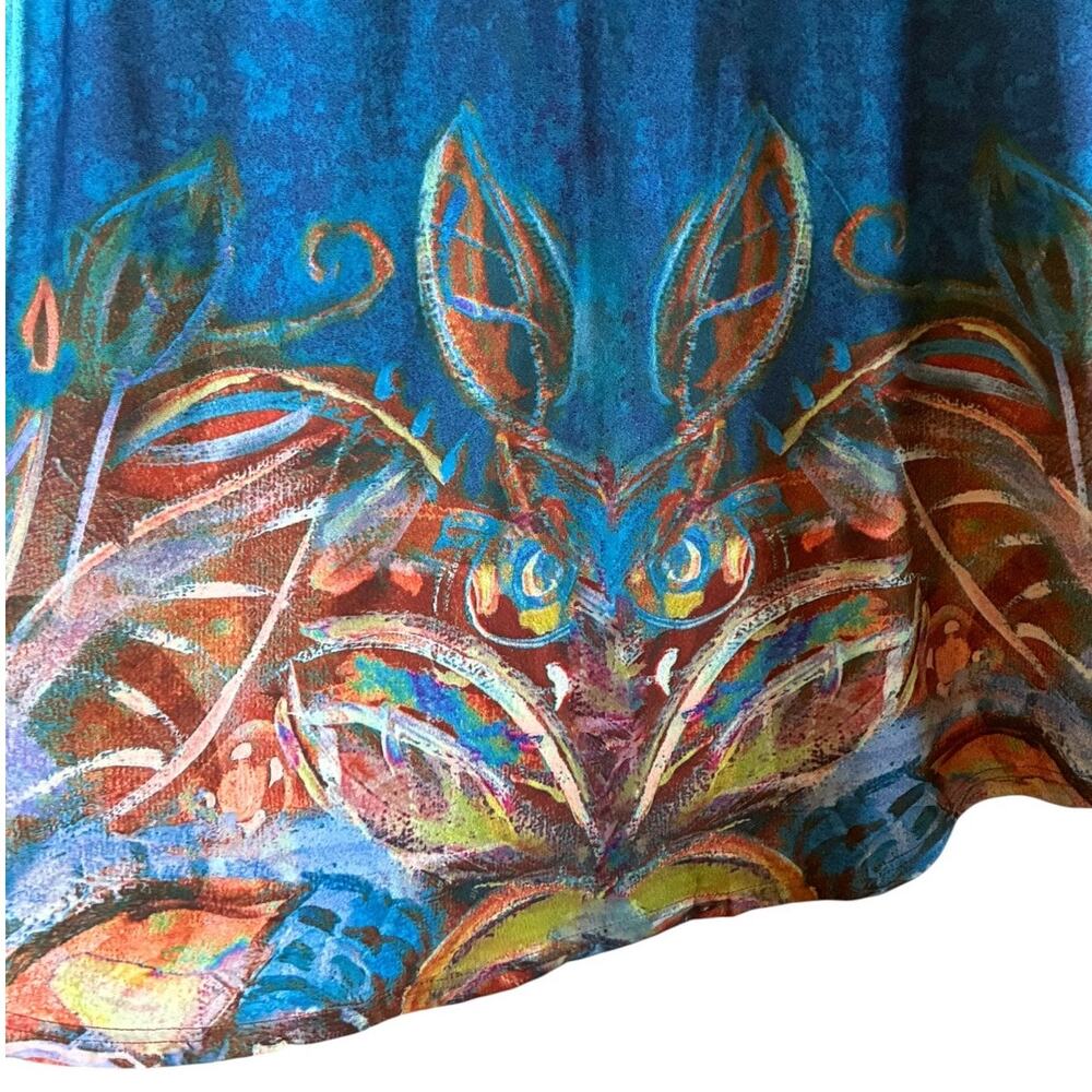 Simply Aster by Firmiana wearable art long sleeve dress size XL - Picture 4 of 7